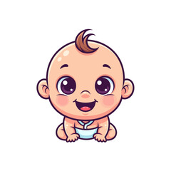 cute baby icon very cool design