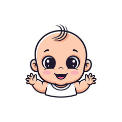 cute baby icon very cool design