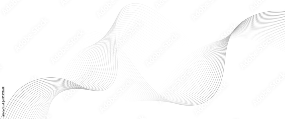 Poster vector technology smooth element swoosh speed wave with flowing background