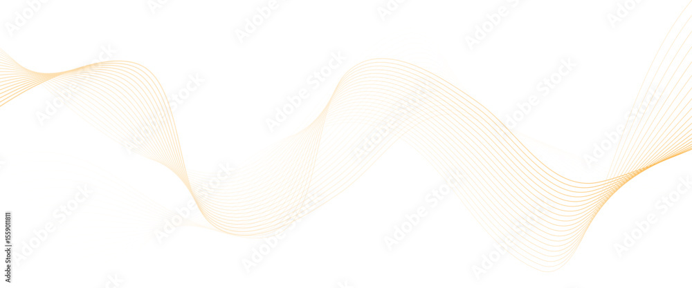 Aufkleber vector abstract golden wave line technology concept lines with flowing background