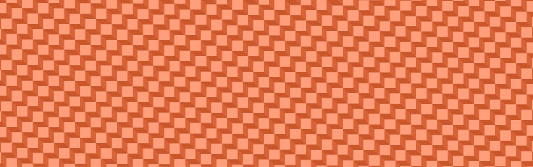 Seamless 3D geometric cube pattern with warm terracotta shades. Ideal for backgrounds, wallpapers, and modern design projects.
