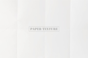 A lightly textured piece of white paper with subtle folds is shown. Its simple, clean, and neutral color makes it a versatile background element. Ideal for digital art.