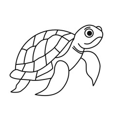 line vector turtle 
