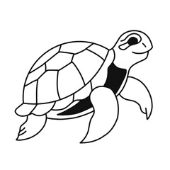 line vector turtle 