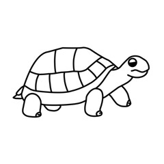 line vector turtle 