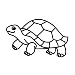 line vector turtle 