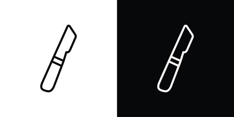Scalpel icon vector, Symbol, logo illustrations