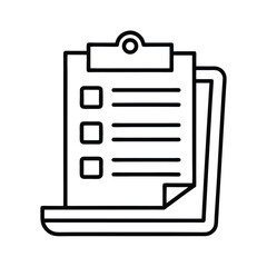 Checklist Icon Streamline Your Tasks with this Simple Checklist Design