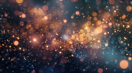 Fototapeta premium A mesmerizing night sky full of shimmering crypto constellations showcasing the everevolving world of digital money.