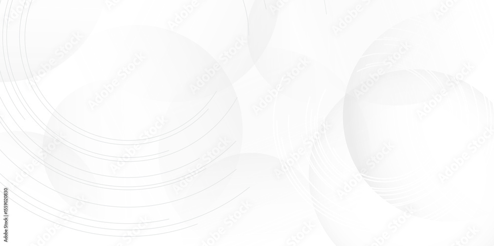 Aufkleber Abstract background with grey gradient circle ring. Spiral sound wave rhythm line dynamic shape. abstract background, Vector illustration design for presentation, banner, cover, poster, texture Etc.	