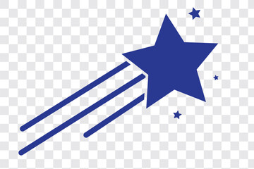 Shooting stars icons. Star trail sign Vector Illustration. Illustrator vector star modern icon design. EPS 10