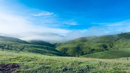 Obraz premium mountain landscape with blue sky