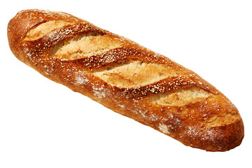 Delicious freshly baked baguette bread