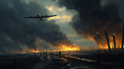 world war background