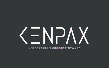 Modern Minimalist Geometric Sans Serif Font for Branding and Creative Designs
