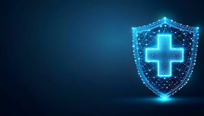 Obraz premium Digital Health Security Protecting Patient Data with Advanced Technology