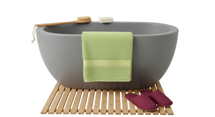 Isolated Spa Scene