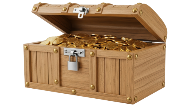Isolated Treasure Chest