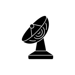 creative details Outline silhouette Radar Icon vector illustration 