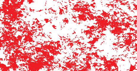 Captivating red texture on white canvas featuring an abstract, distressed pattern with rough edges, creating a dynamic and visually striking design, adding a unique touch to any project