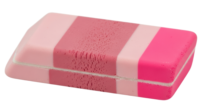 Isolated Pink Eraser
