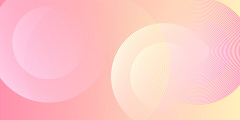 abstract background.modern.minimalist.pink and yellow gradations.circle effect.memphis.trendy .eps 10