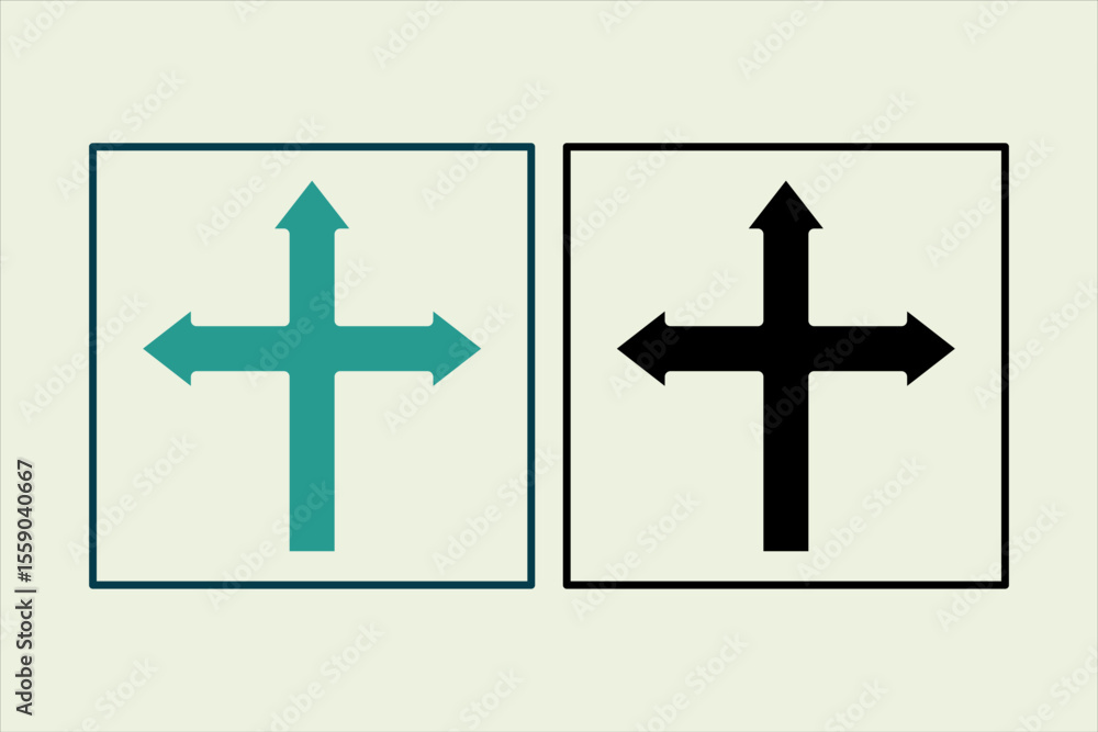Poster direction icon. icon related to ui elements. suitable for web site, app, user interfaces,element, pr