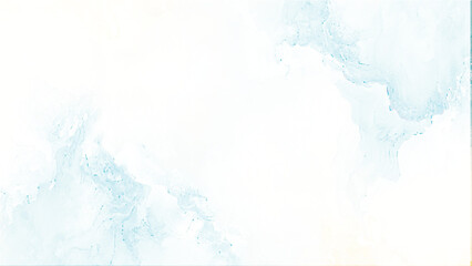 abstract light blue watercolor texture. blue sky with clouds.