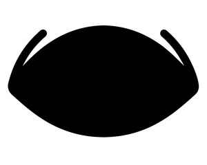 Monochrome face mask vector design against infection and air pollution