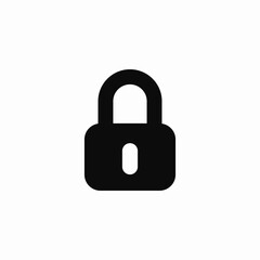 application lock icon sign vector