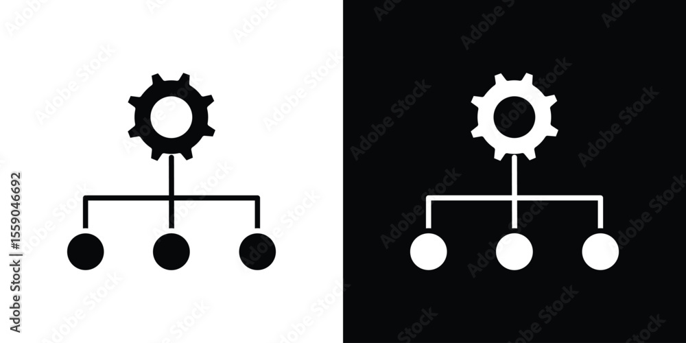 Aufkleber workflow icon vector design element vector eps 10