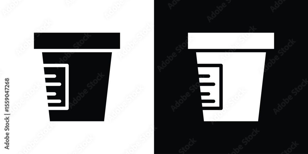 Poster urine test icon vector design element vector eps 10