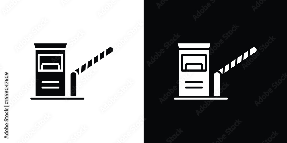 Poster toll road icon vector design element vector eps 10