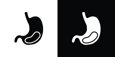 Stomach with Liquids icon vector design element vector eps 10