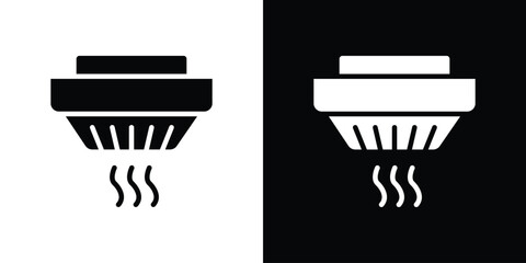 Smoke detector icon vector, Symbol, logo illustrations