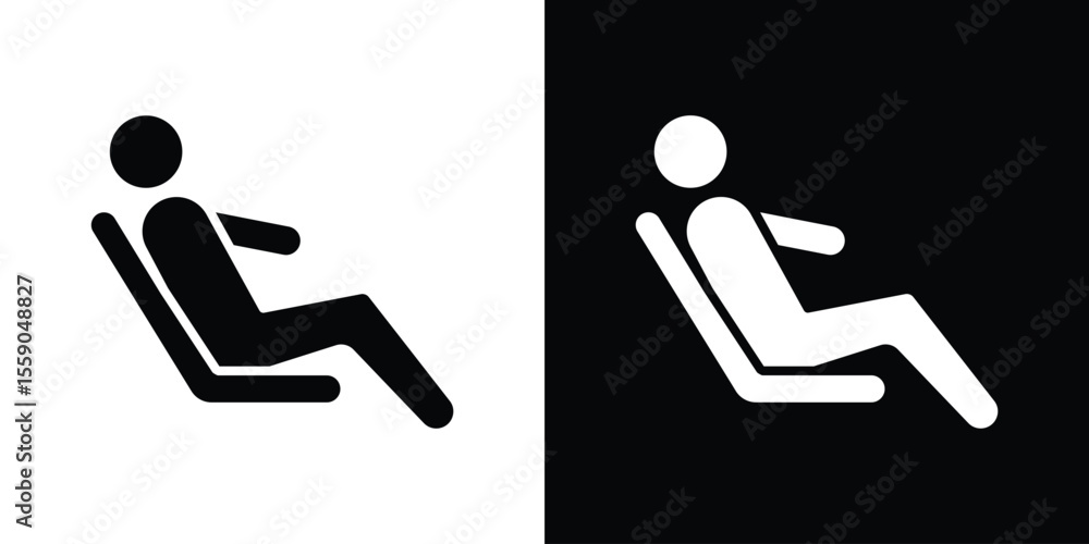 Poster resting icon vector design element vector eps 10