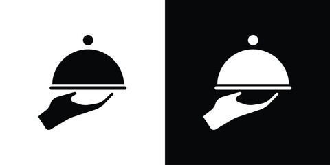 Restaurant Tray icon vector design element vector eps 10