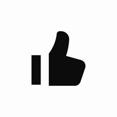 like reaction icon sign vector