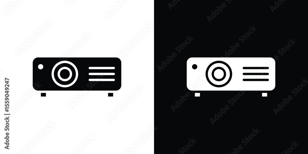 Poster projector icon vector design element vector eps 10