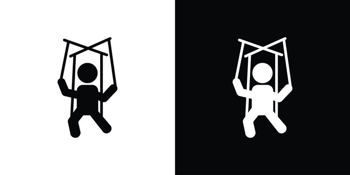 Puppet icon vector design element vector eps 10