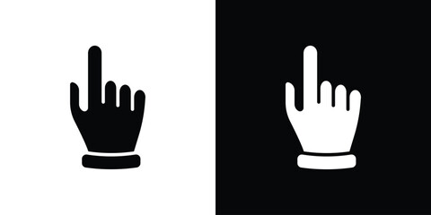 Pointing hand icon vector design element vector eps 10