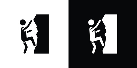 People Climbing icon vector design element vector eps 10