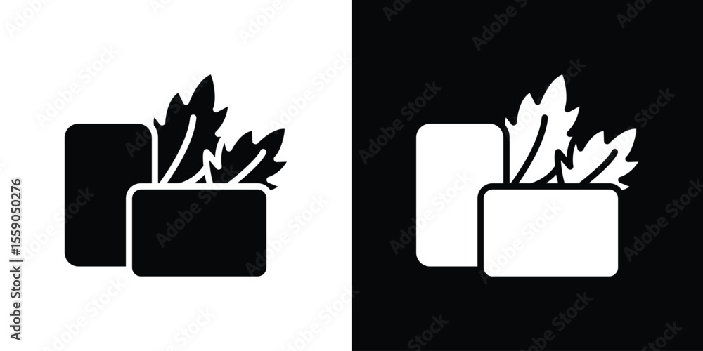 Poster mint gum icon vector design element vector eps 10