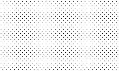 Seamless Black Polka Dot Pattern Vector – Classic Round Dots on White Background for Textile and Digital Design