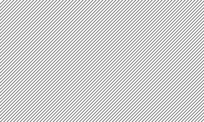 Seamless Diagonal Line Pattern Vector – Black Slanted Stripes on White Background for Modern Design Projects