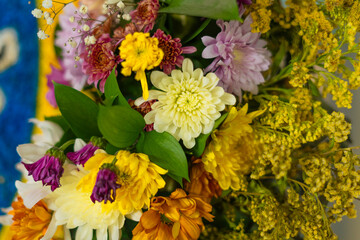 Silleteros parade, flower fair in the city