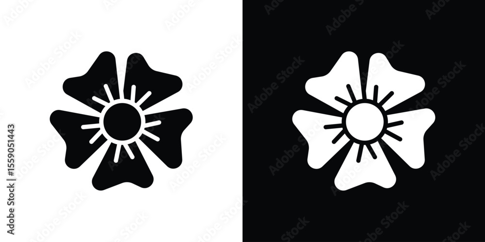 Poster hypericum icon vector design element vector eps 10