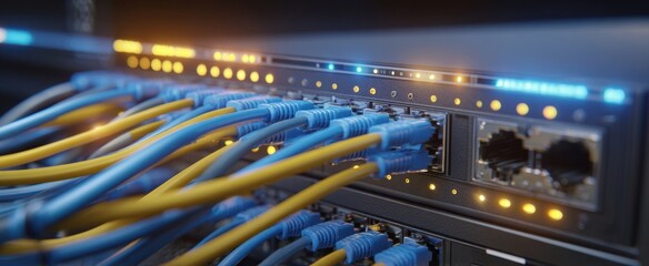 The connection of vibrant cables in a modern network server environment