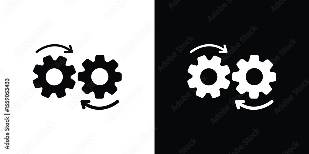 Aufkleber devops icon vector design element vector eps 10