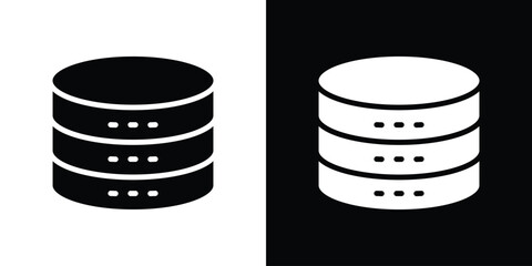 Cylinder database icon vector design element vector eps 10